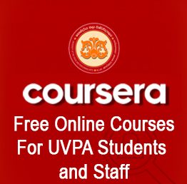 Coursera- Free Online Courses from worlds top Universities for UVPA Students