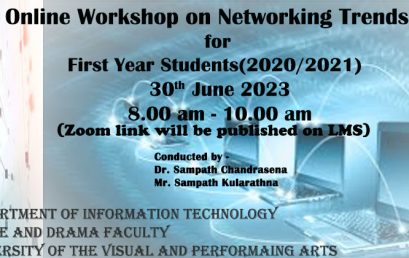 Online Workshop on Networking Trends