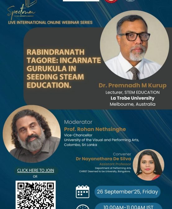 RABINDRANATH TAGORE: INCARNATE GURUKULA IN SEEDING STEAM EDUCATION