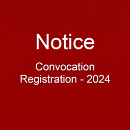 Convocation and Details Certificate, Registration Application – 2018/2019 Batch