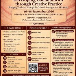 UVPA PRAXIS 2026 - Call of Papers