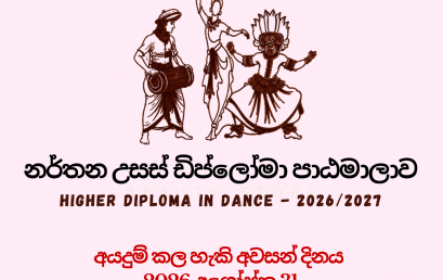 Higher Diploma in Dance – 2026/2027